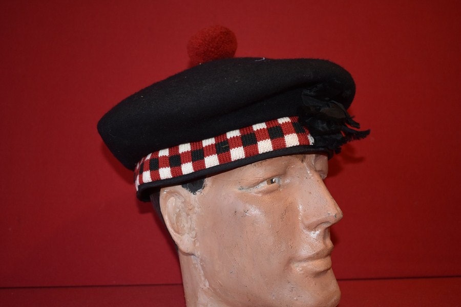 WW2 AUSTRALIAN SCOTTISH REGIMENT BONNET-SOLD